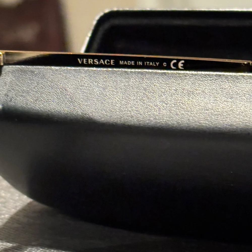 Versace Gold Frame Sunglasses